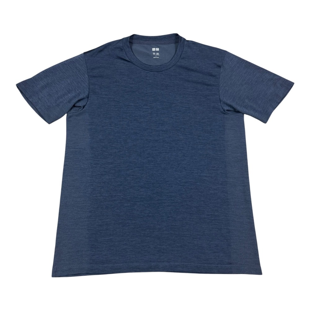Uniqlo Navy Blue Dry-Ex Odor Control Athletic Shirt Men's Large Polyester